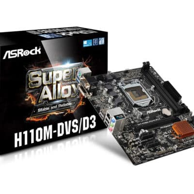 ASRock® Intel H110M DVS/D3, H110 Chipset, Socket 1151