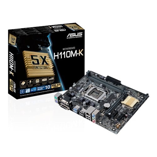 ASUS® Intel H110M-K Socket 1151